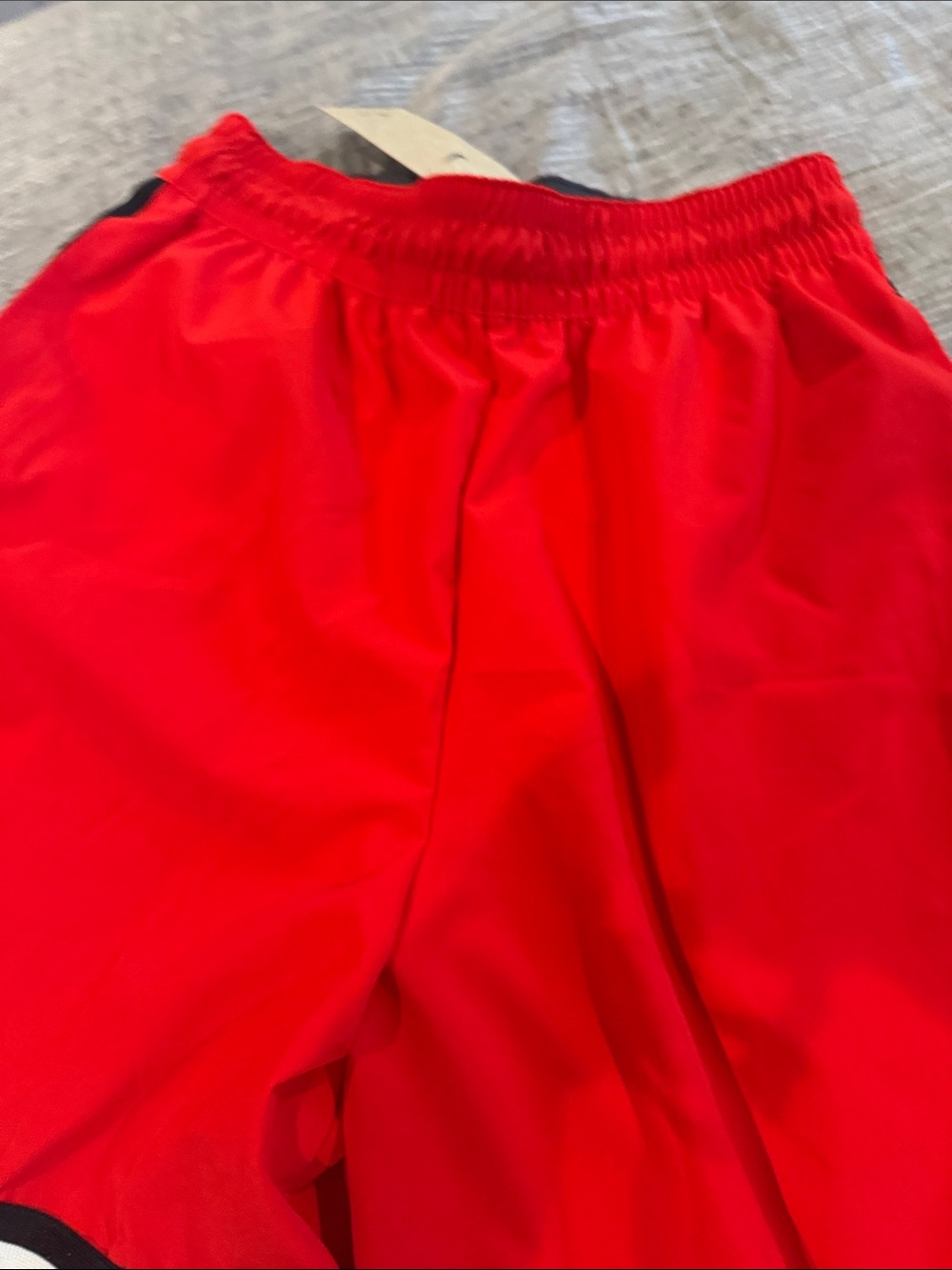 Men Nike DNA Red Shorts with Black & White Trim - Picture 4 of 6